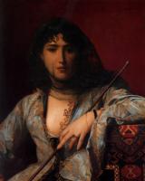 Gerome, Jean-Leon - Veiled Circassian Woman